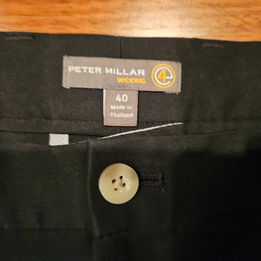 Peter Millar Performance Shorts - Size 40 Black